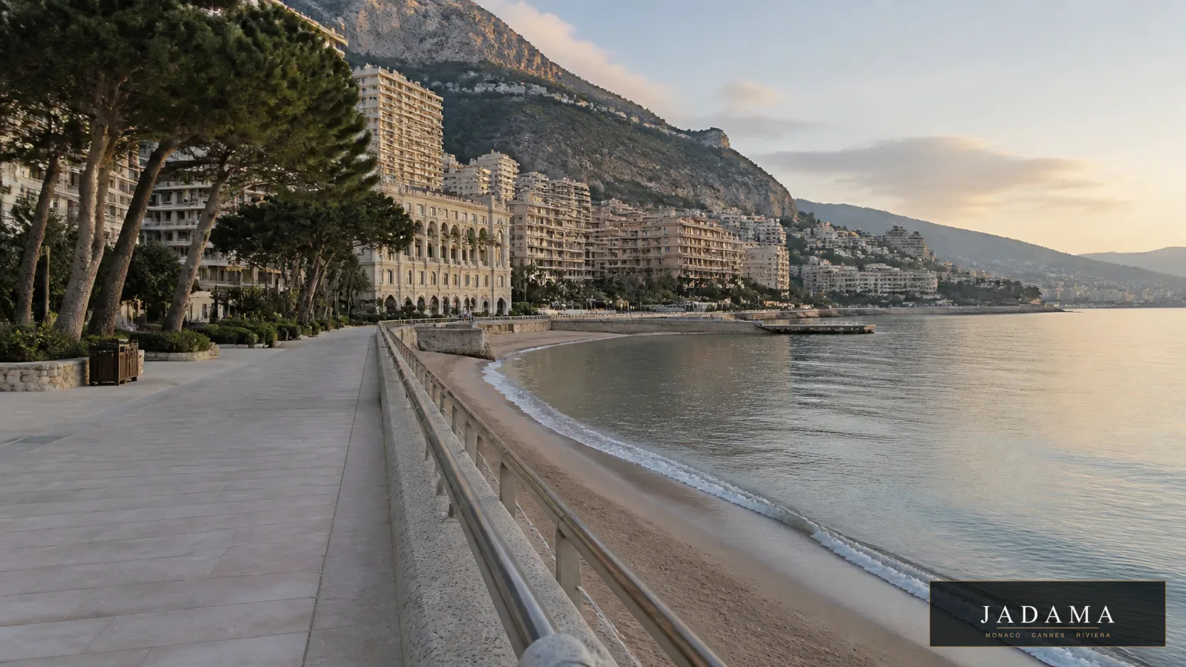 Monaco larvotto dawn