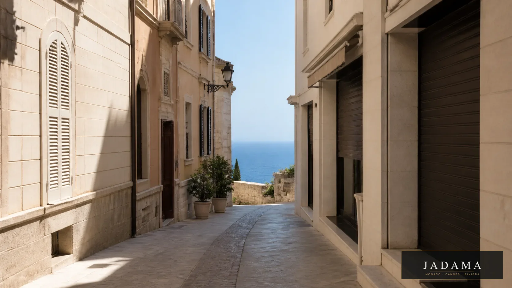 Monaco old town lanes