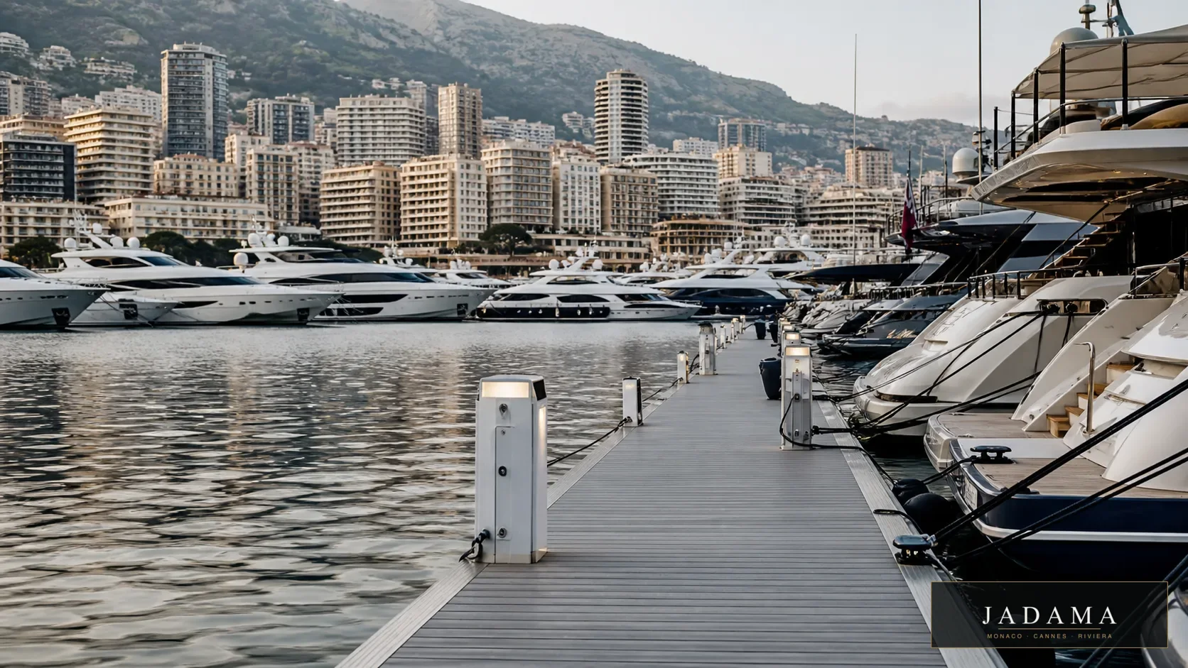Yacht show dock